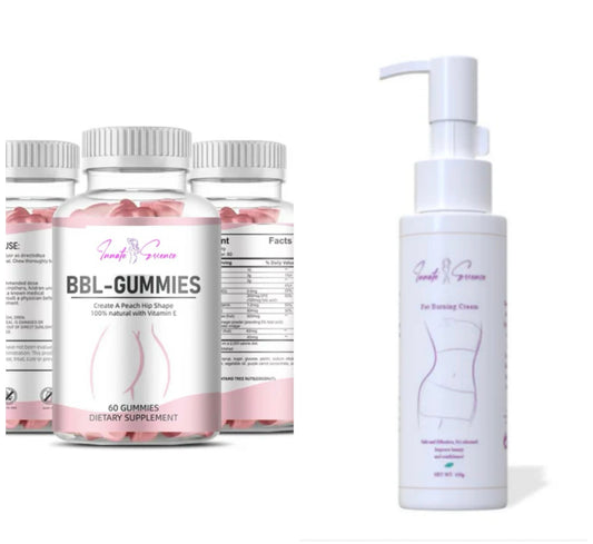 (She got a body ody combo) Buy one bbl gummie get a free slimming stomach cream